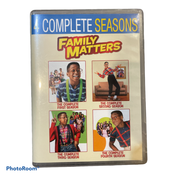 Family Matters Seasons 1-4 Dvd Set Steve Urkel 1980s 1990s TV Show WB